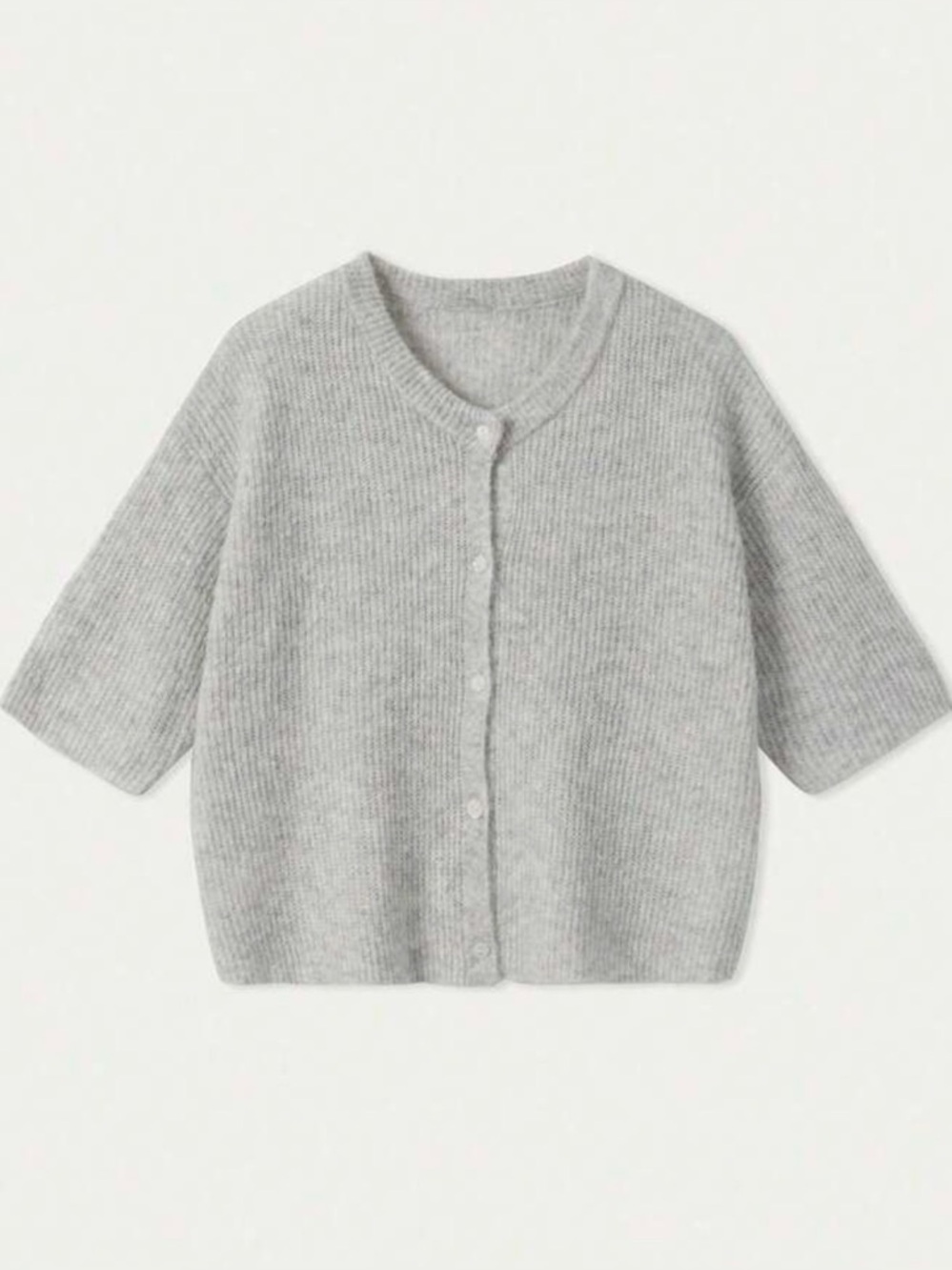 Short sleeve cardigan